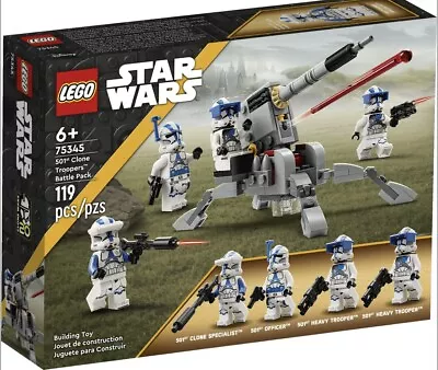 Buy LEGO Star Wars 75345  501st Clone Troopers Battle Pack BNSIB With Minifigures • 14.99£