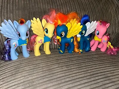 Buy Set Of 5 My Little Pony Wonderbolts Spit Fire Bundle 2010 Hasbro Figures Horses • 22.99£