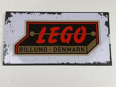Buy Lego VIP Retro Tin Sign License Plate Collectible Lego Billund Denmark 5007016 • 28.39£