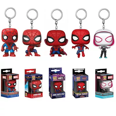 Buy Funko Pop Spider-Man Gwen Keychain Figure Toy Model Pendant Kid Collection Gift • 11.39£