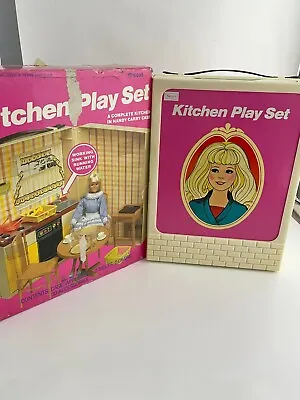 Buy Vintage Sears Kitchen Toy Play Set Carry Case W/ Box For Barbie Size Dolls READ • 19.80£