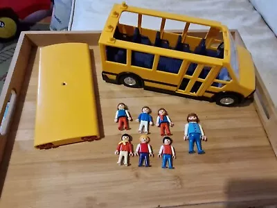 Buy Playmobil School Bus Children And  Figure • 14£