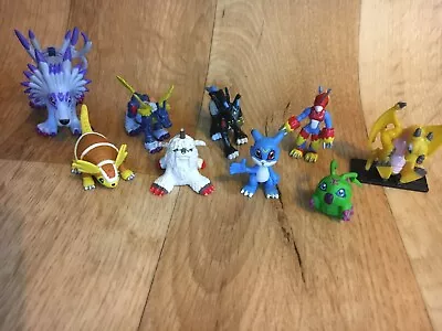 Buy Digimon Mini Figure Bundle X 9 Bandai Rare Vintage • 29.99£