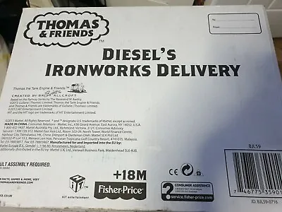 Buy 318. Fisher Price Thomas & Friends Diesel's Ironworks Delivery NEW • 12.99£