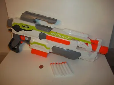 Buy Nerf N-Strike Modulus Automatic Gun & 6 Dart Mag Clip,See Others-Combine Postage • 9.99£