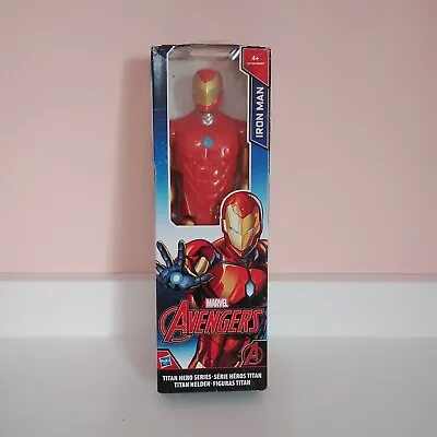 Buy Hasbro Marvel Avengers Titan Hero Series Iron Man Hero Action Figure 12  Tall X • 4.75£