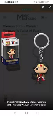 Buy Wonder Woman Official DC Funko Pocket Pop Keychain • 6£