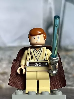 Buy Lego Star Wars Minifigure Obi-wan Kenobi Sw0409 Set 9499 Rare Genuine • 16.99£