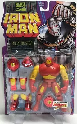 Buy HOT Toybiz Marvel 1995 HULKBUSTER Iron Man AVENGERS Figure,LQQK  RARE TOYS 0605 • 39.99£