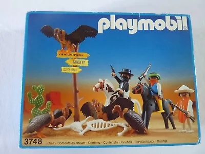 Buy Playmobil 3748 Bandits Western Far Western India Cowboy Mexican Animals • 51.48£