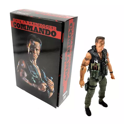 Buy NECA Ultimate Commando John Matrix Schwarzenegger 18cm Action Figure Model Toys • 33.99£