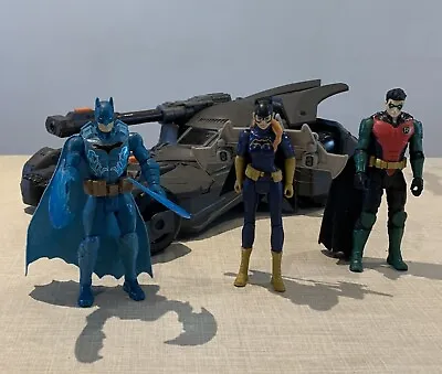Buy Batman Missions DC Batman Sonar Suit, Robin & Batgirl Figure Bundle & Batmobile • 27.99£