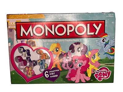 Buy My Little Pony Monopoly Board Game 18 Collectible Tokens USAopoly Used Good • 66.59£