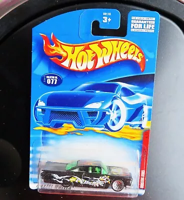 Buy Hot Wheels 2001 Issue Monster Series '58 Impala - Black + Monster Graphics • 4£