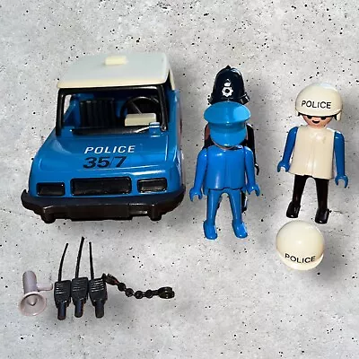 Buy Vintage Playmobil Police Car With Accessories 1970’s Bundle • 20£