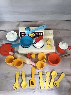 Buy Fisher Price Vintage Toys Plus Kitchen Accessories • 10.99£
