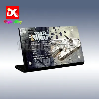 Buy Display King - Acrylic Display Plaque For Lego Kenner Millenium Falcon 1978(NEW) • 17.10£