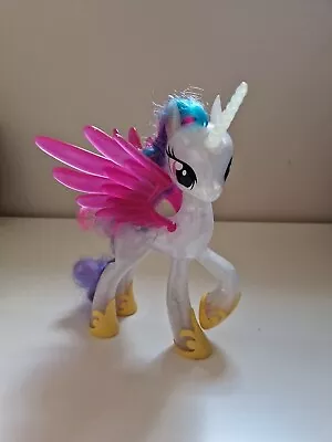Buy My Little Pony Princess Celestia Glitter And Glow Pony Figure Toy Hasbro 2017 9  • 5£