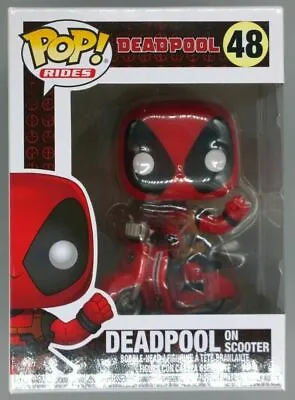 Buy Funko POP #48 Deadpool (on Scooter) - Rides - BOX DAMAGE - • 14.39£