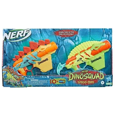 Buy Nerf - DinoSquad Stego-Duo - 2 Toy Foam Nerf Blasters - 10 Nerf Elite 2.0 Darts  • 20.79£