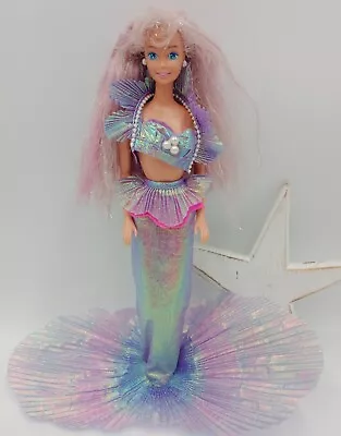 Buy Mattel Doll 1993 Magical Hair Mermaid Purple 1993 Barbie Doll Purple • 77.22£