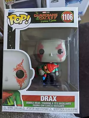 Buy Damaged Box - Funko Pop Marvel - Guardians Of The Galaxy Holiday Special - Drax • 12.99£