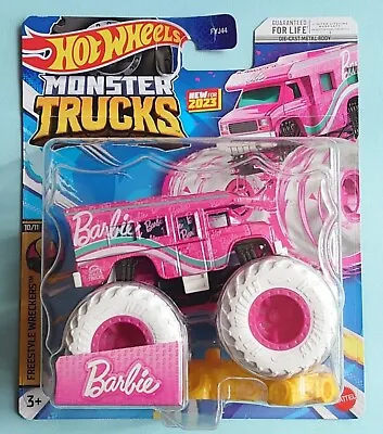 Buy Hot Wheels Monster Trucks ~ Barbie Campervan. New Collectable Monster Truck. • 12.99£