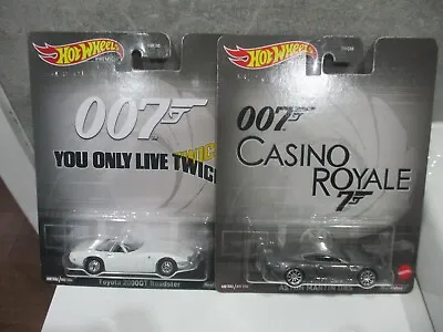 Buy Hotwheels James Bond  Only Live Twice Toyota & Aston  Martin Alloys Rubber Tyres • 19.99£
