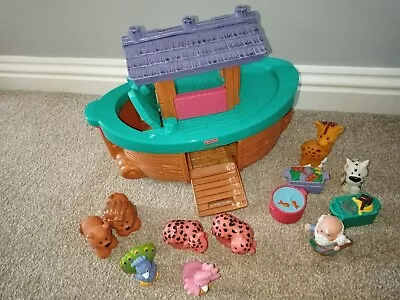 Buy Fisher Price Little People Noah's Ark Playset With Animals And Figures • 19.99£
