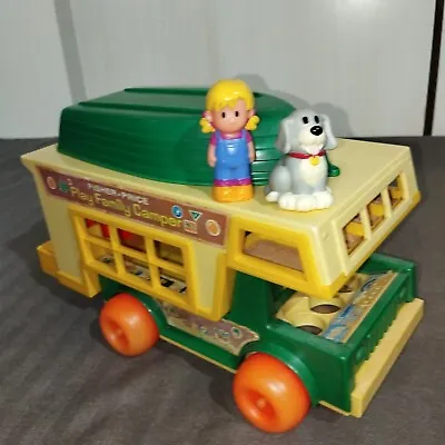 Buy Vintage 1972 Fisher-Price Play Family Camper Van Camping Boat With Figures  • 22.45£