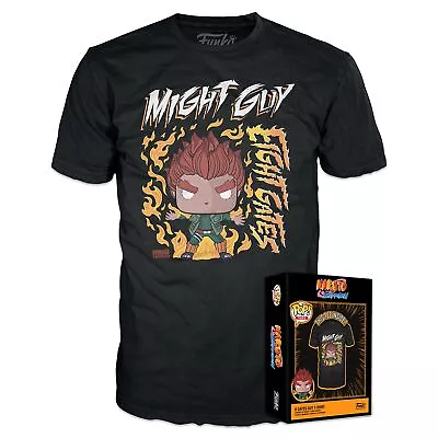 Buy Funko Boxed Tee: Naruto - 8 Gates Guy - Extra Large - (XL) - T-Shirt - Clothes - • 9.37£