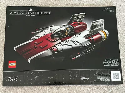 Buy Instruction Manual Only For The LEGO Star Wars: A-wing Starfighter (75275) NEW • 8£