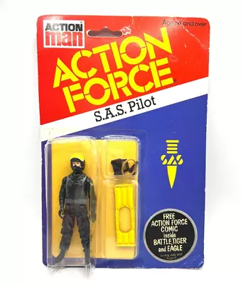 Buy Action Force Gi Joe Palitoy Original SAS Pilot Figure MOC Carded • 47.95£