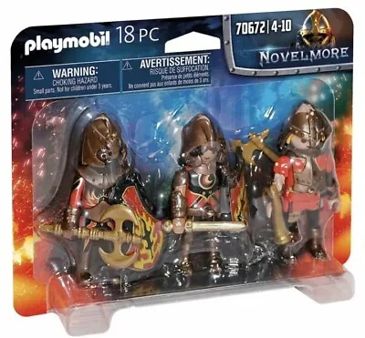 Buy Playmobil Novelmore Burnham Raiders Figure Set Of 3 Figures 70672 4-10 Years • 7.99£