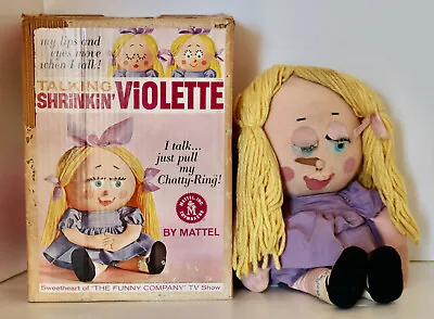 Buy Mattel Vintage 1963 Talking Shrinkin' Violette Chatty Doll In Box  As-is  • 283.90£