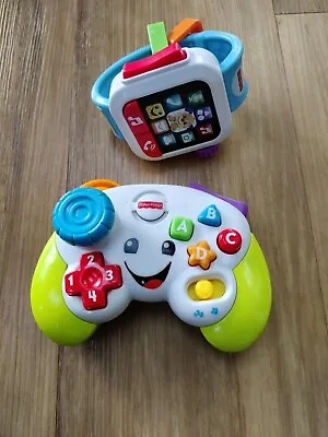 Buy Fisher-Price Laugh And Learn Smart Watch And Controller Sound And Lights VGC • 6£