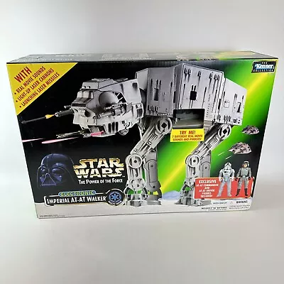 Buy Boxed Star Wars Hasbro Electronic Imperial AT-AT Walker Sealed Kenner Galactic • 295£