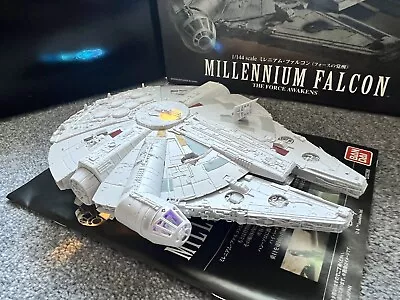 Buy Bandai Star Wars Millennium Falcon 1/144 Build With Lighting Kit • 64.99£