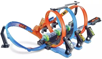 Buy Hot Wheels Corkscrew Crash Track Set RRP 50.00 Lot R1223 • 42.99£