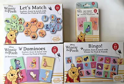 Buy Winnie The Pooh Bundle Of 4 Games Bingo Dominoes Let's Match & My First Alphabet • 12£