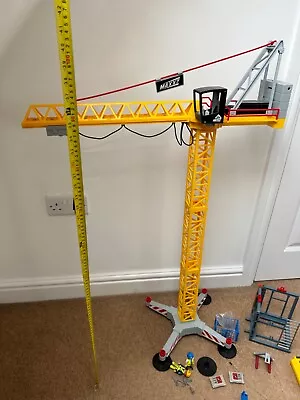 Buy PLAYMOBIL 70441 City Action Construction Crane With Remote Control - Yellow • 49.99£