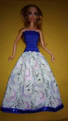 Buy Barbie Dress Doll Clothing Princess Unicorn Evening Cocktail Ball Gown K46 • 10.40£