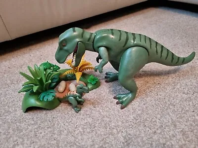 Buy Playmobil Dinosaur  Scene Bundle Tyrannosaurus Rex NEST. VGC.  • 15£