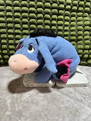 Buy Fisher Price Winnie The Pooh Eyore Rattle Plush Soft Toy Comforter Vintage 2000s • 5.50£
