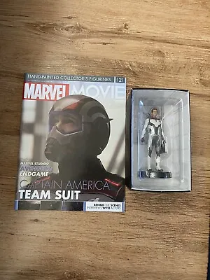 Buy Eaglemoss  Marvel Movie Figurine Issue 121 Captain America Team Suit • 20.99£