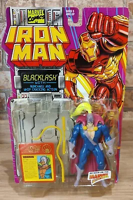 Buy Toybiz Iron Man Blacklash Marvel 1994 Carded   • 19.99£