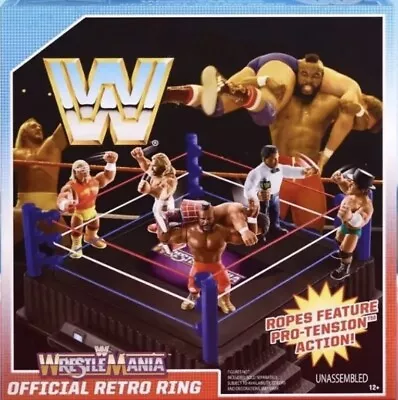 Buy WWE - Mattel Retro - Wrestlemania Ring - Mattel Creations • 55£