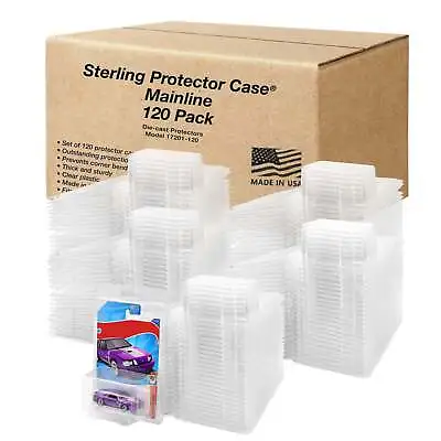 Buy Sterling Protector Case Mainline 120 Pack For Hot Wheels & Matchbox (120) • 132.25£