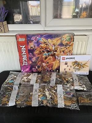 Buy LEGO NINJAGO: Lloyd’s Golden Ultra Dragon (71774) - 1 Bag Opened, Rest All New! • 119.90£