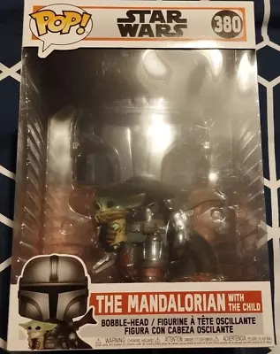Buy Funko POP! #380 Star Wars 10 Inch The Mandalorian With The Chld • 26£